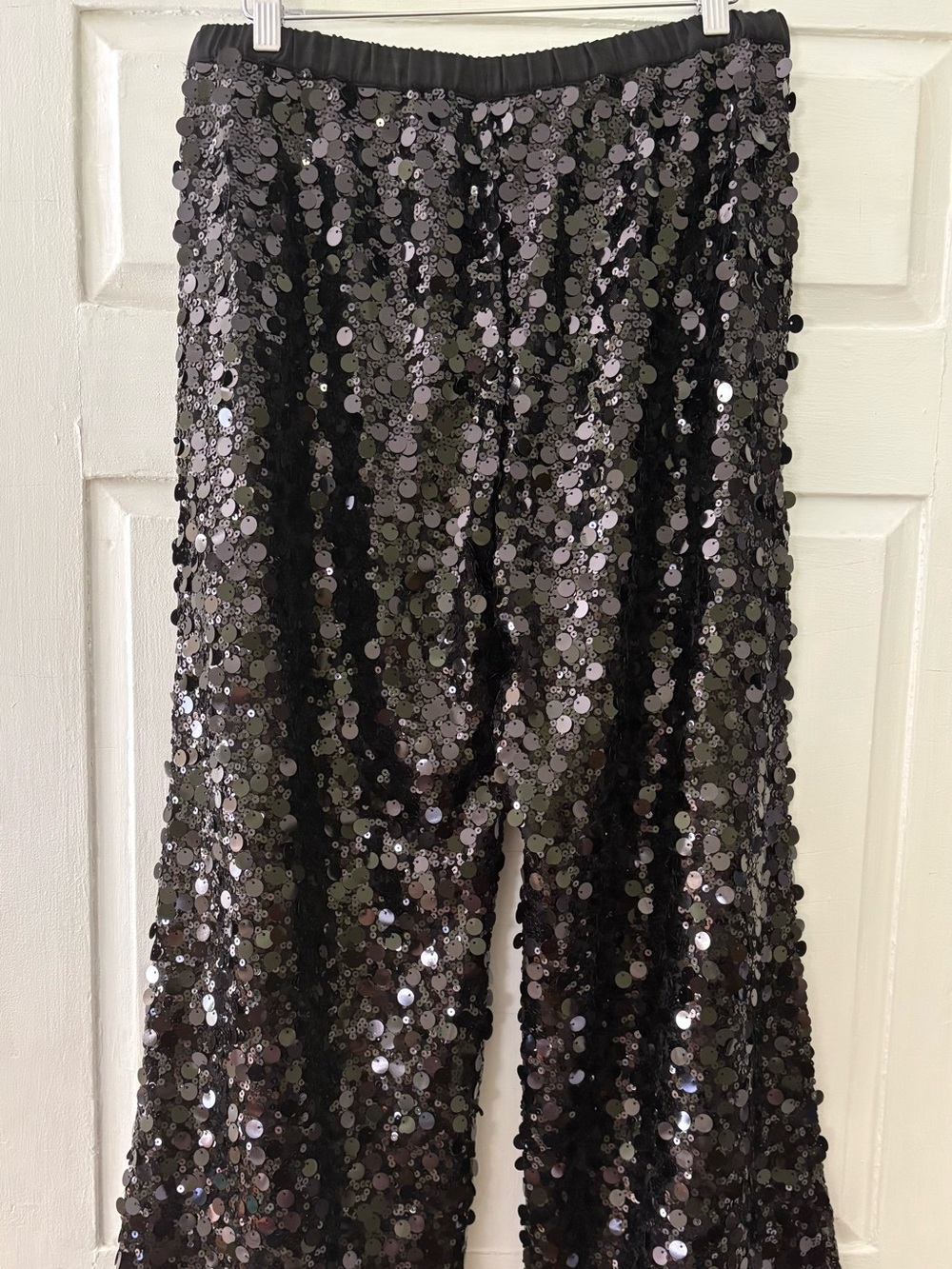 NWT J Crew Retail Petite Collection Cosmo Pant with Sequins. Black. LP